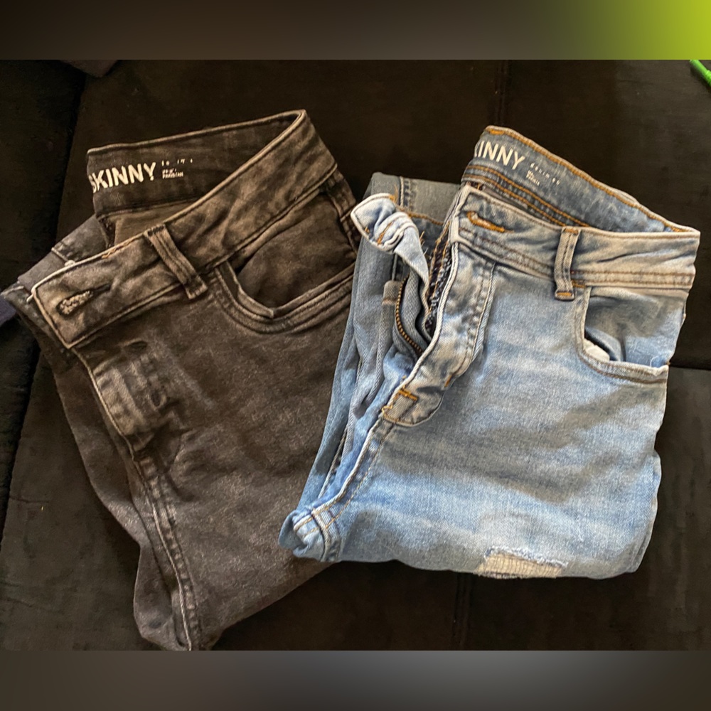 Kids Blue and Black Denim Jeans Bundle